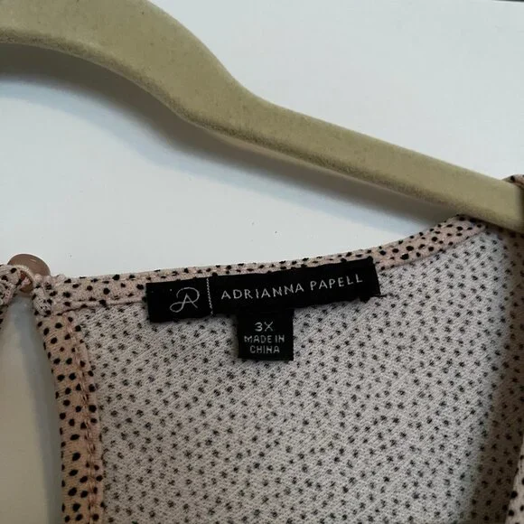 ADRIANNA PAPELL Size 3xl Long Sleeve Blouse - Picture 4 of 6